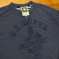 G Star Raw GS Works Navy Blye Crewneck Sweatshirt - XLarge - 24" x 28"