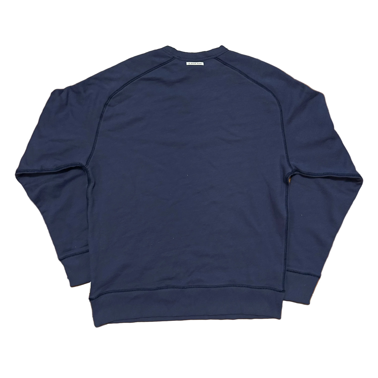 G Star Raw GS Works Navy Blye Crewneck Sweatshirt - XLarge - 24" x 28"