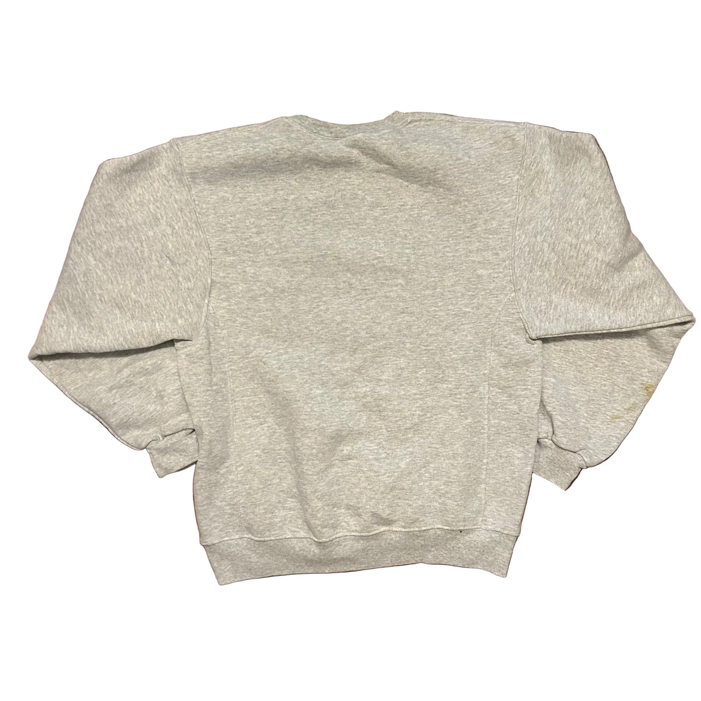 Russell Athletic Bulldog Baseball Grey Crewneck Sweatshirt - Medium - 21" x 26.5"