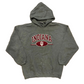 Varsity Athletic Indiana University Grey Red College Hoodie Sweatshirt XLarge - 25" x 30"