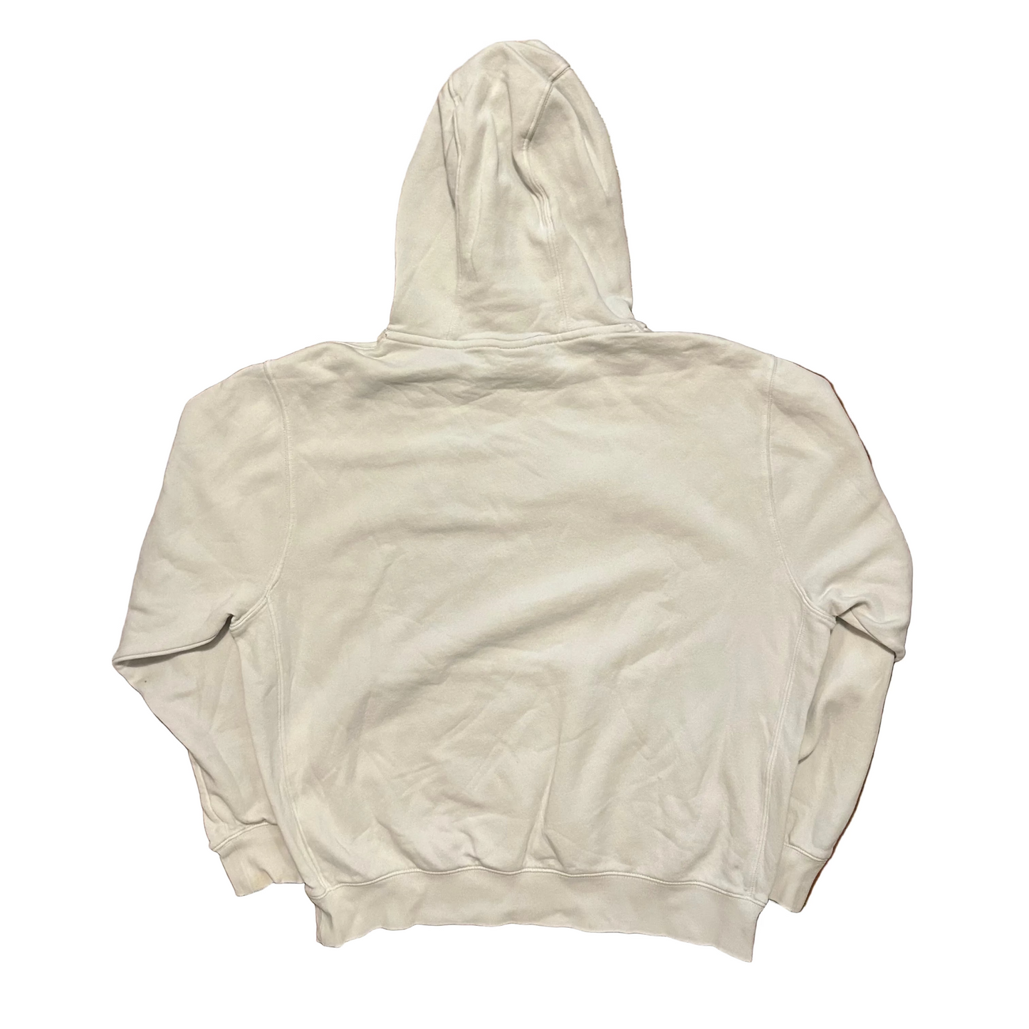 Nike Just Do It White Hoodie Sweatshirt - XLarge - 26" x 26"