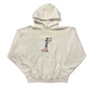 Jerzees Adopt a Dog White Hoodie Sweatshirt - Large - 22" x 27"