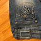 Angels Bedazzled Denim Boot Cut Jeans - Tagged 13 - 30" x 31"