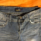 Angels Bedazzled Denim Boot Cut Jeans - Tagged 13 - 30" x 31"