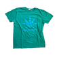 Gildan Colorado Cannabis Adidas Green Tshirt - Medium - 20" x 27.5"