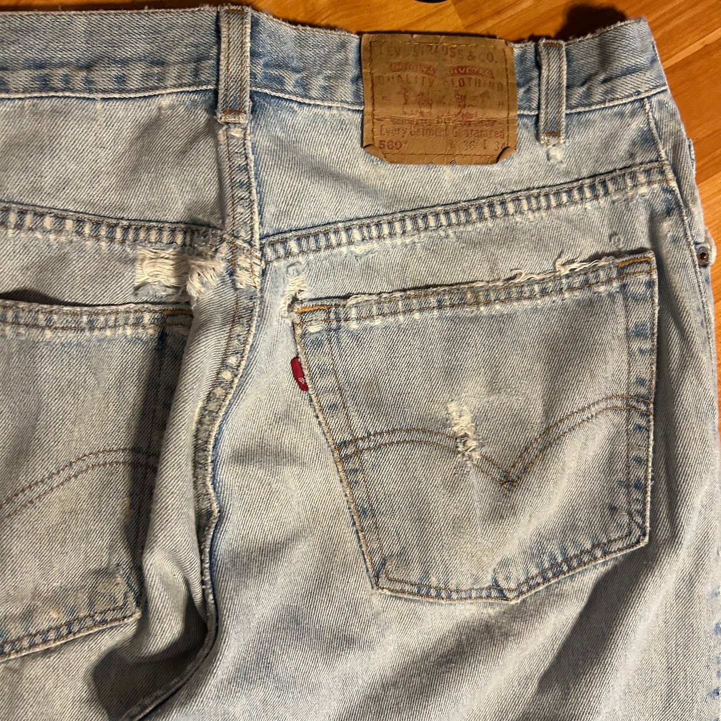 90's Levi 560 Denim Jeans - 34" x 33"