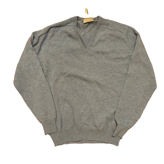 NWT Brand New Pitlochry Blue V Neck Knit Sweater - XLarge - 24" x 28"