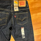 Brand New NWT DS Levi 505 Denim Jeans - Tagged 14 Slim - 26" x 27"