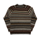 Missoni Italian Wool Brown V Neck Sweater - Small - 19" x 25"