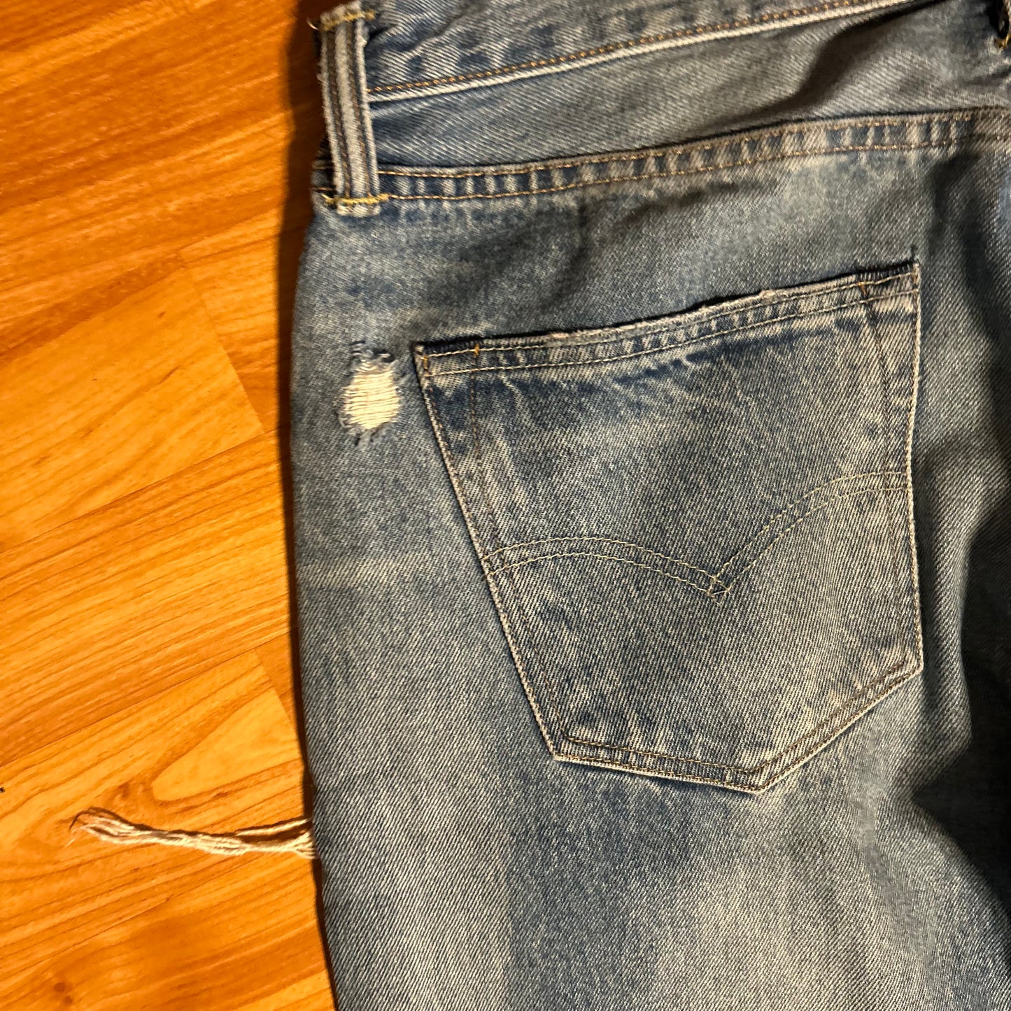 Levi 501 Denim Jeans - 34" x 33.5"