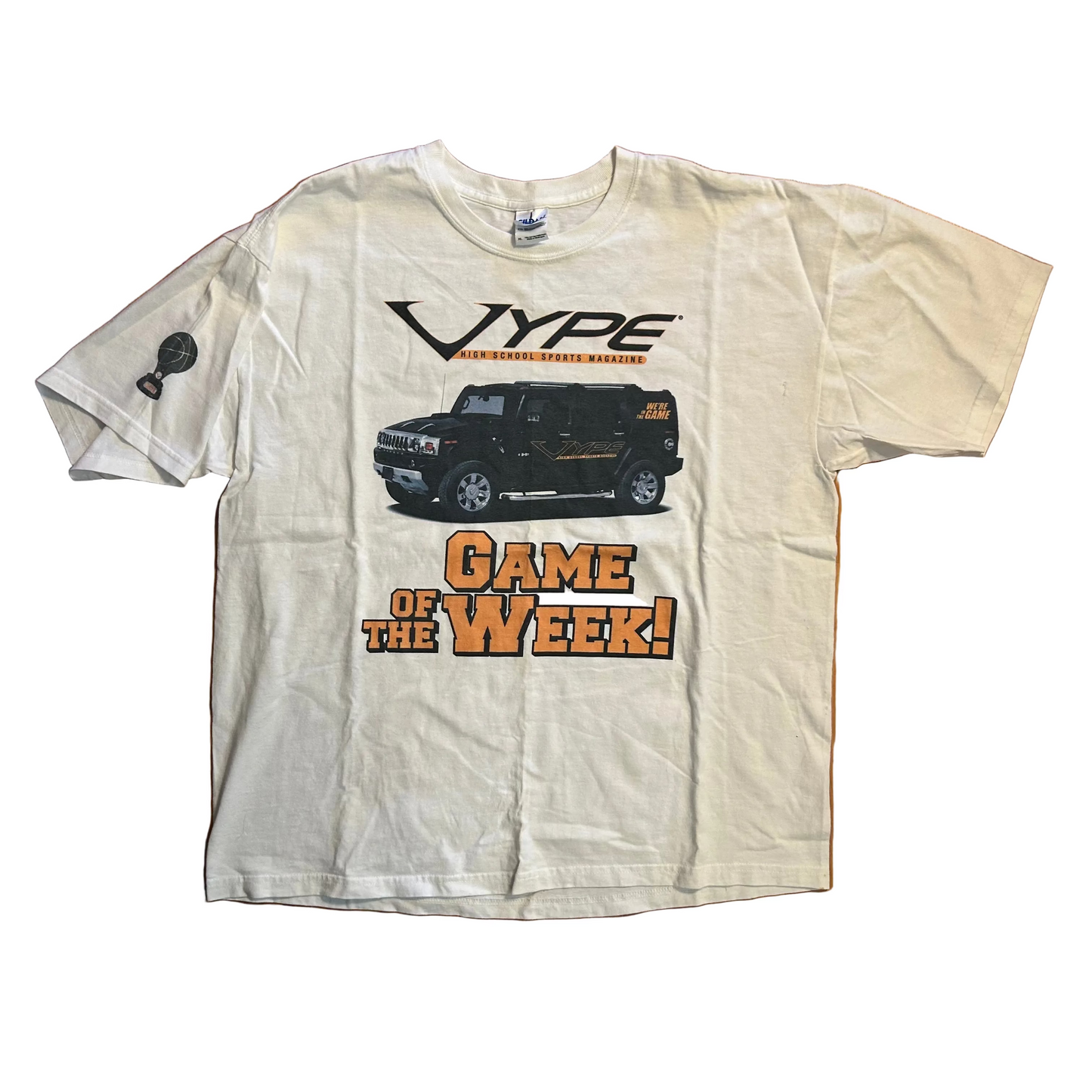 Vype High School Sports Magazine White Tshirt - Large - 23" x 29"