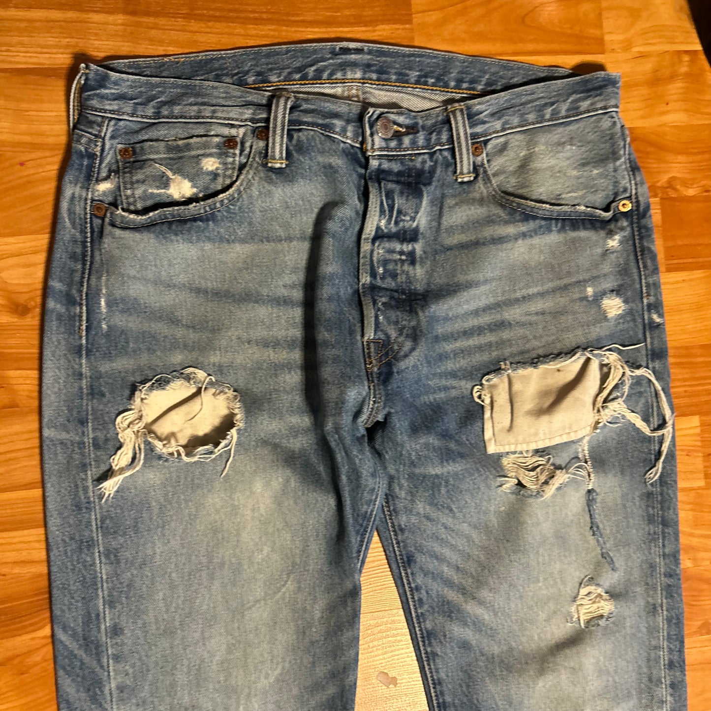 Levi 501 Denim Jeans - 34" x 33.5"