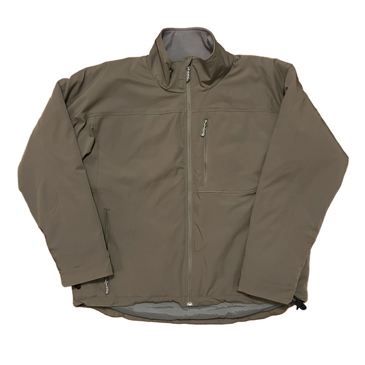 Cabela’s Beige Khaki Brown Windbreaker Rain Zip Up Jacket - XLarge - 28" x 31"