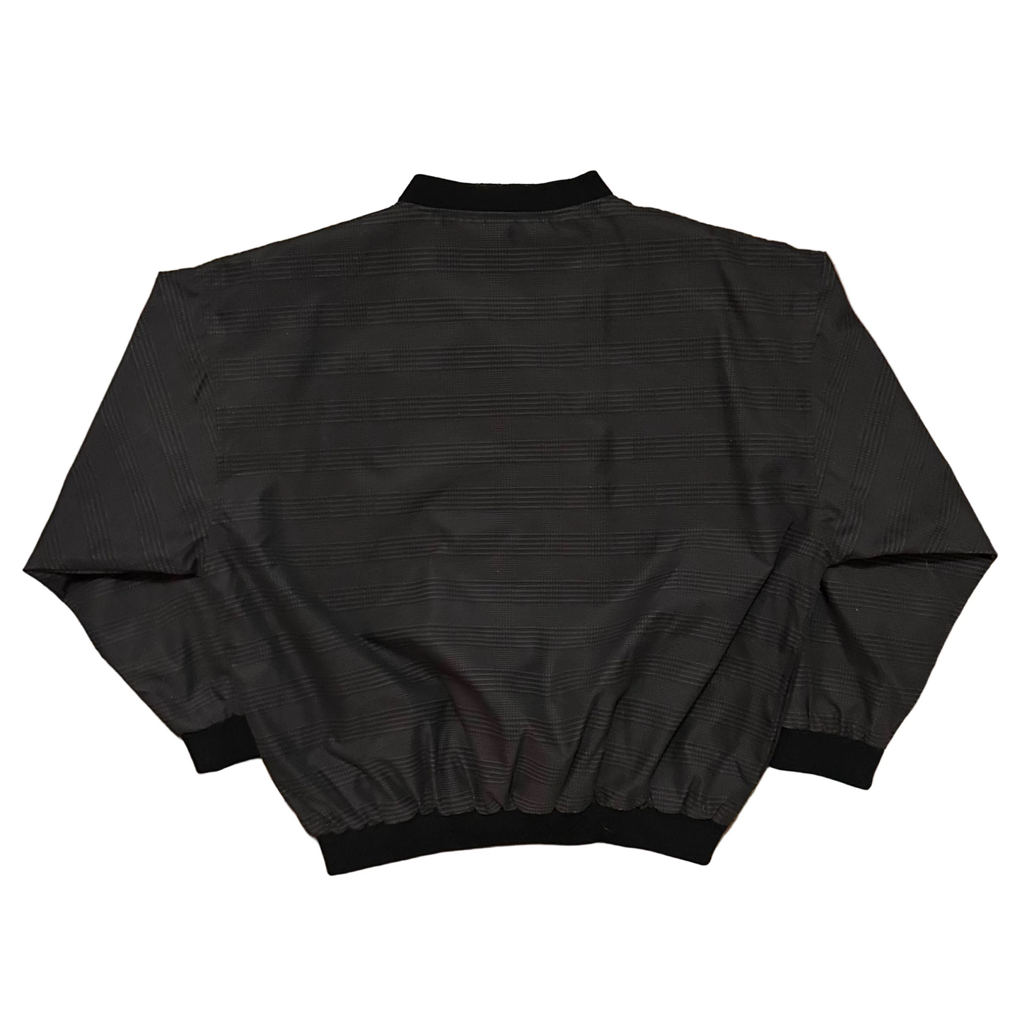 NWT Brand New Vantage Budweiser Black Windbreaker Pullover Jacket - XLarge - 27" x 28"