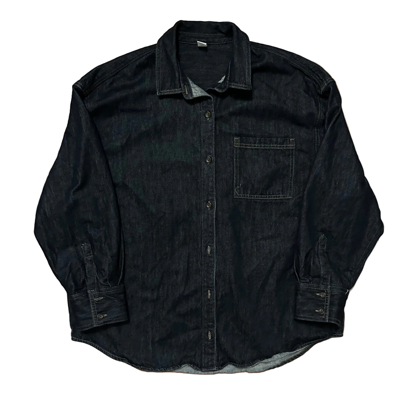 Old Navy Denim Dark Wash Blue Denim Jacket - XLarge - 24" x 30.5"