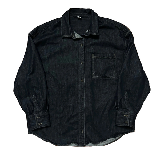 Old Navy Denim Dark Wash Blue Denim Jacket - XLarge - 24" x 30.5"