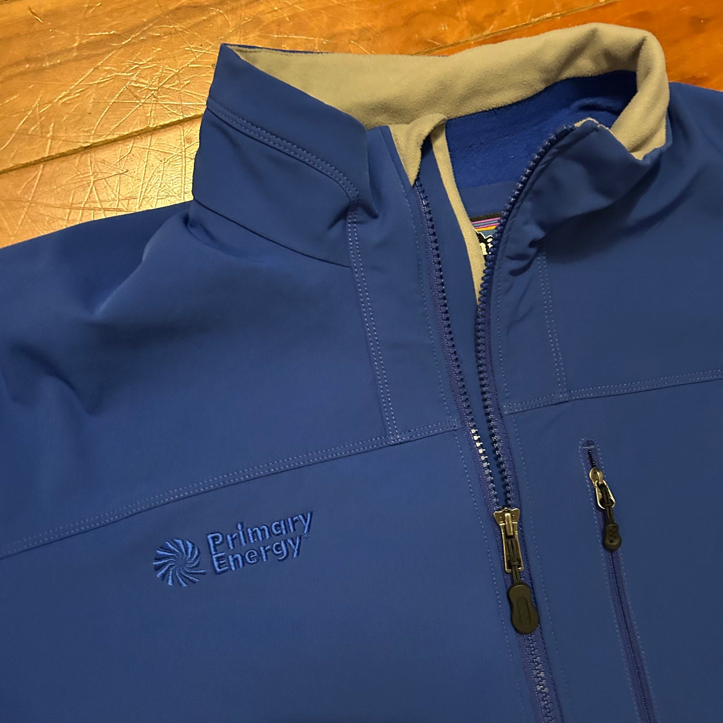 Phartagonia Primary Energy Blue Zip Up Jacket - XLarge - 25" x 30"