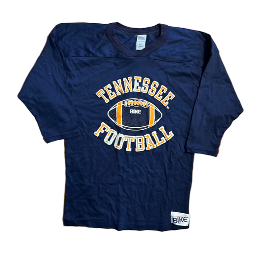 70/80's Bike Tennessee Football Longsleeve Navy Shirt - XSmall - 16.5" x 26"