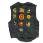 Arizona Patches Aztec Denim Vest - Small - 19" x 21"