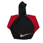 90’s Nike Red Black Hooded Zip Up Jacket - Kids - Large - 22" x 22"