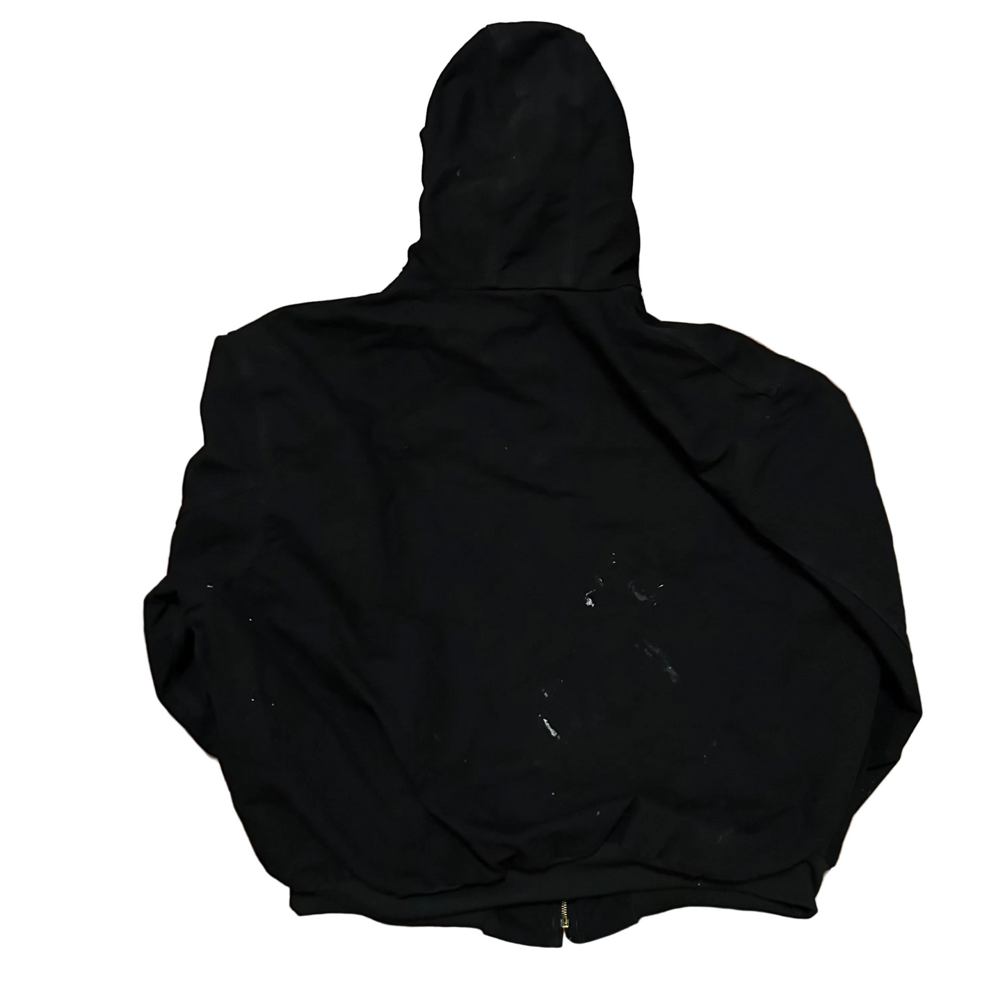 Carphartt Carhartt Hooded Black Zip Up Jacket - XLarge - 32" x 27"