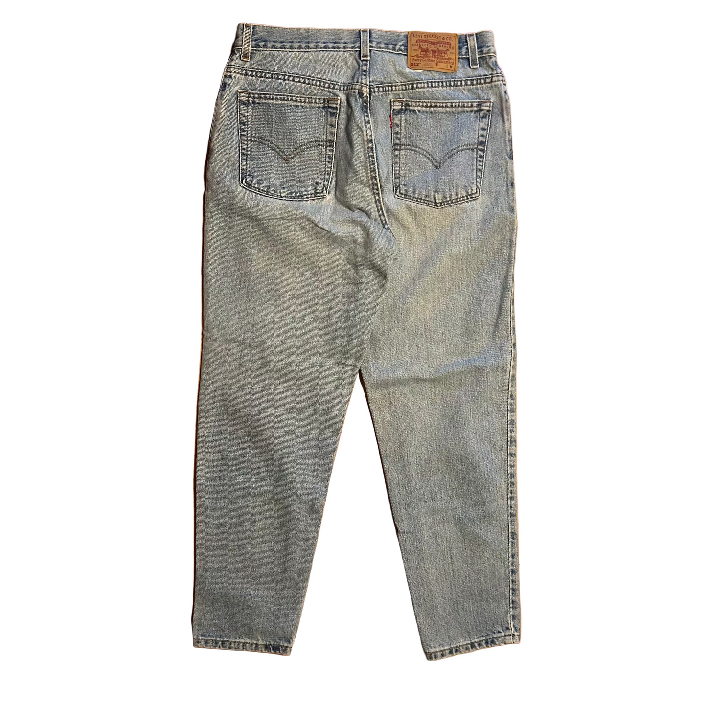 90's Levi 512 Denim Jeans - Tagged 14 Pet M - 30" x 27"