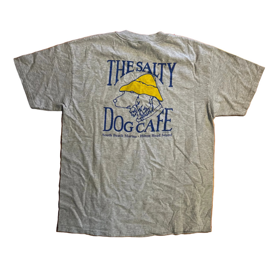 The Salty Dog Cafe Grey Tshirt - Medium - 21" x 27"