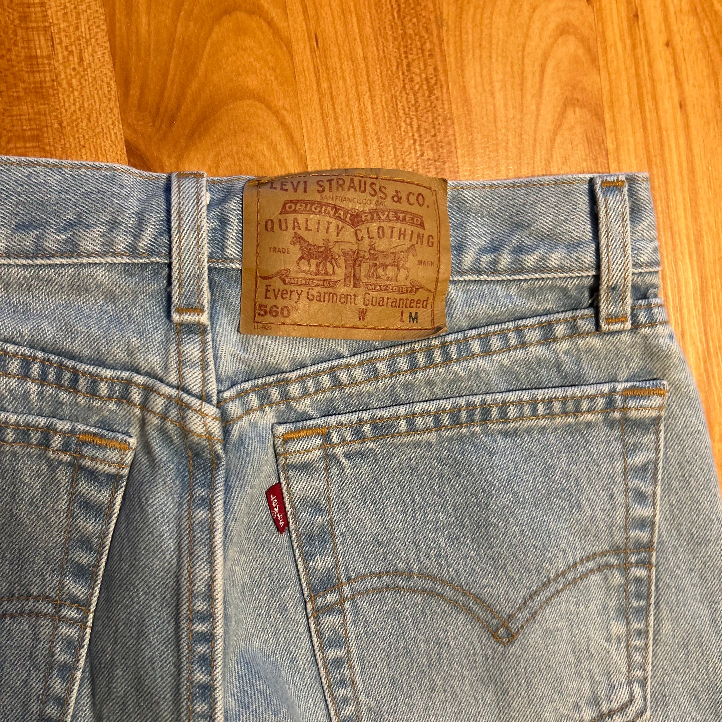90's Levi 560 Denim Jeans - Tagged 6 M - 29" x 30"
