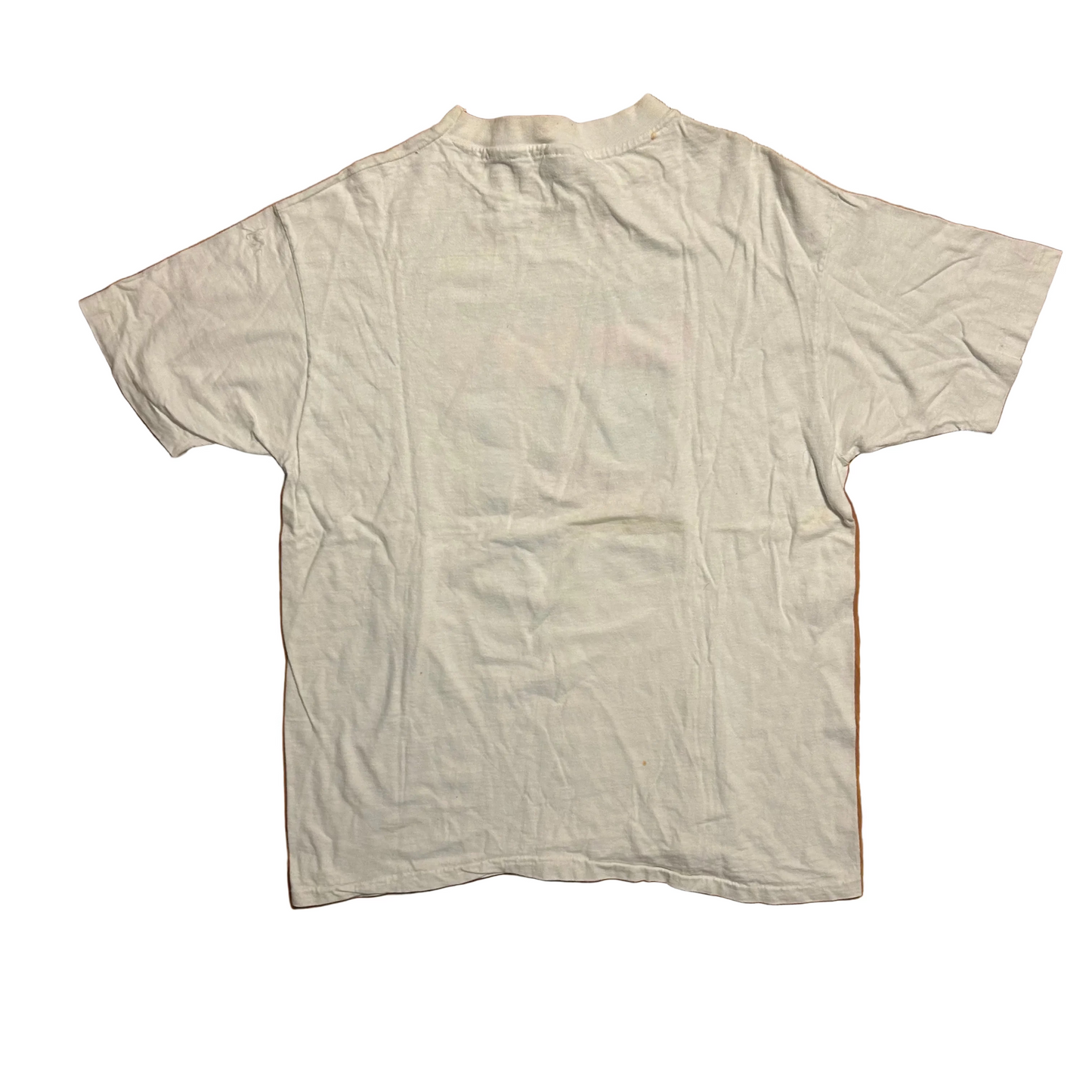 80/90’s Hanes Beefy St Ignace Michigan Cruise Night 1987 White Tshirt - Medium - 21” x 26”