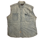 American Living Denim Painter Cutoff Button Up Collared Tanktop Shirt - XLarge - 27” x 32”