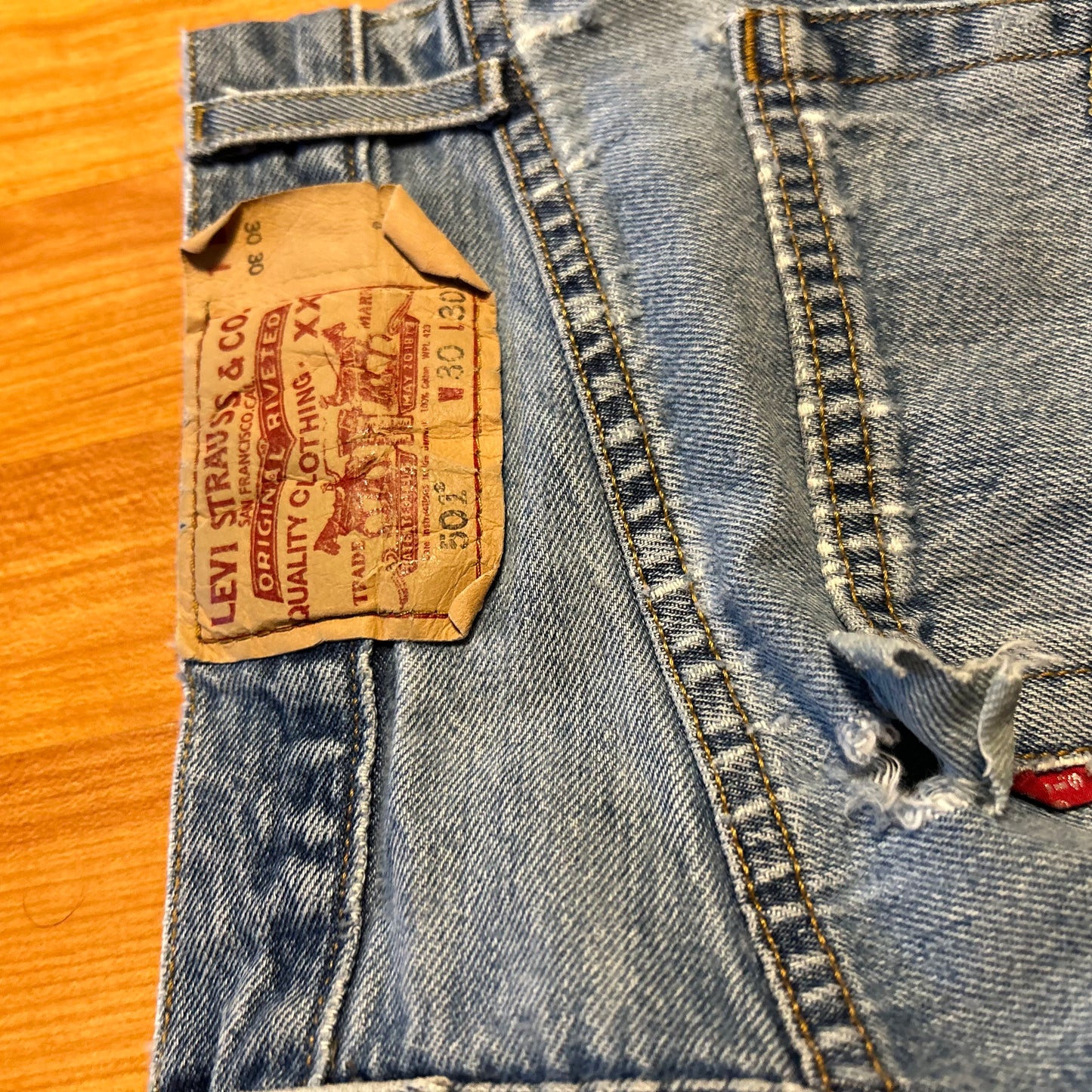 Levi 501 Denim Jeans - 30" x 29"