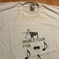 90’s Pi World Tour Takin It To The Streets Music White Tshirt - XLarge - 25.5” x 31”