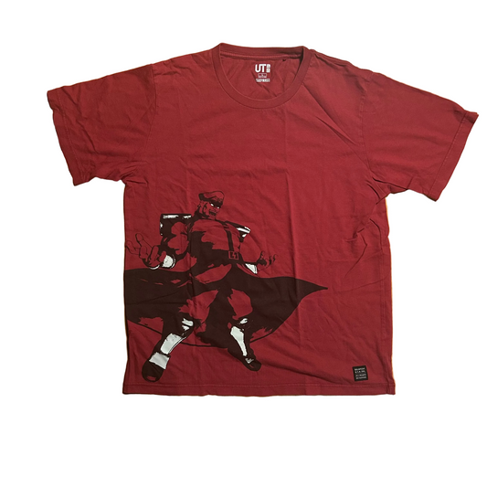 Uniqlo Capcom Red Tshirt - Medium - 21” x 28”