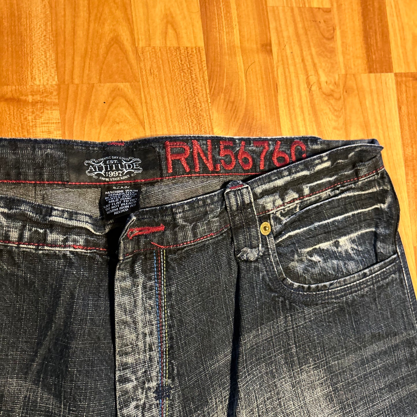 Empire State Kings Attitude Denim Jeans - 41" x 31"