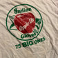 70’s Hanes Apple Us Indian Gloves 75 Big Ones Red White Tshirt - Small - 19” x 27”