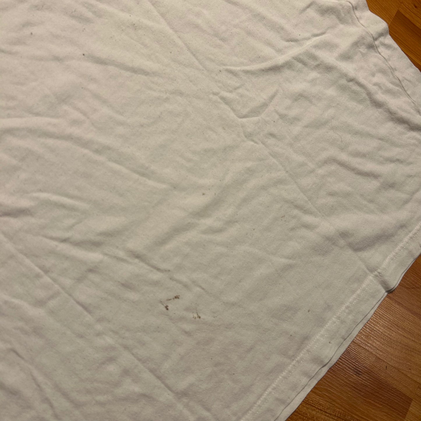 NBA Detroit Pistons Basketball White Ringer Tshirt - Boxy XLarge - 26” x 29”