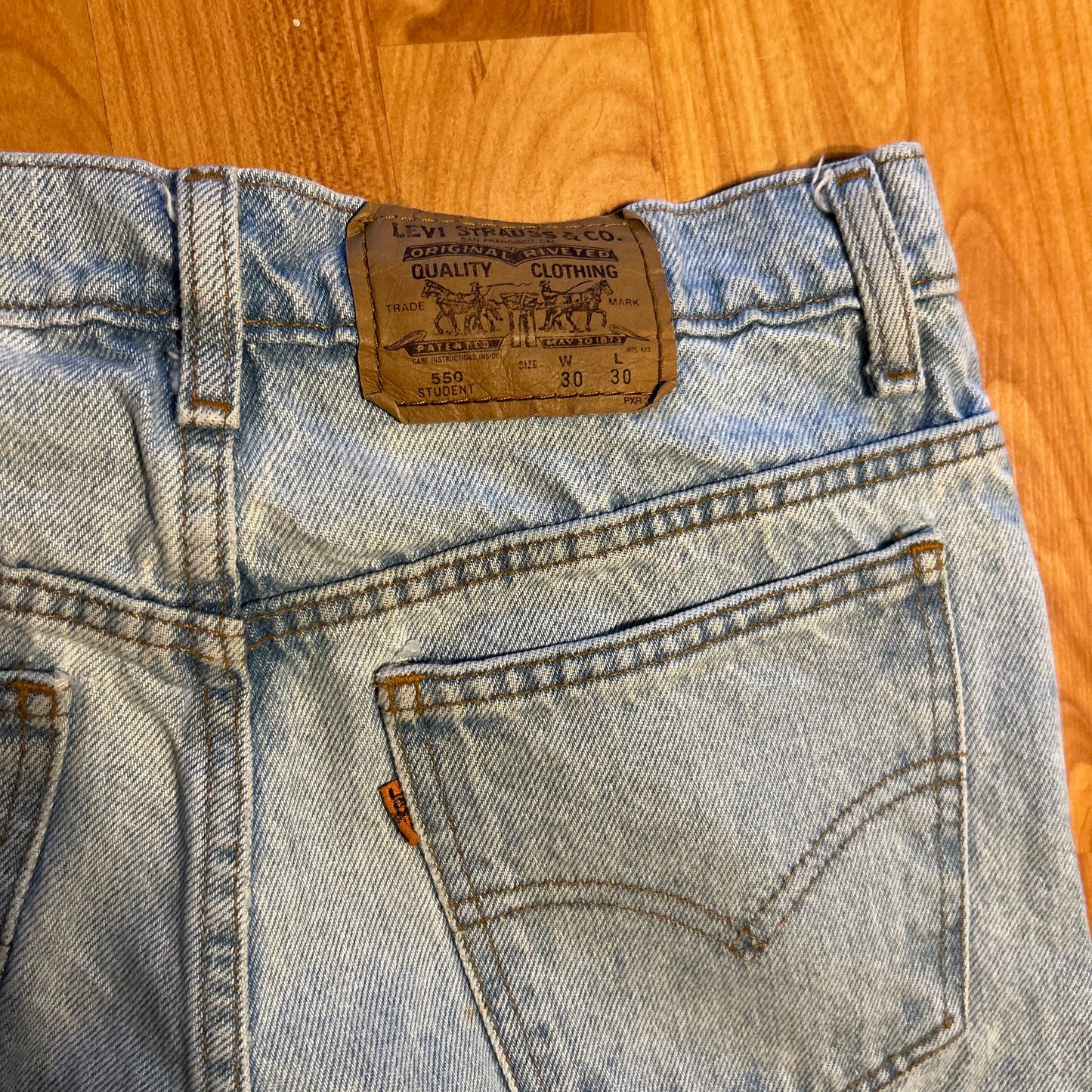 90's Levi Orange Tab 550 Student Denim Jeans - 28" x 29"