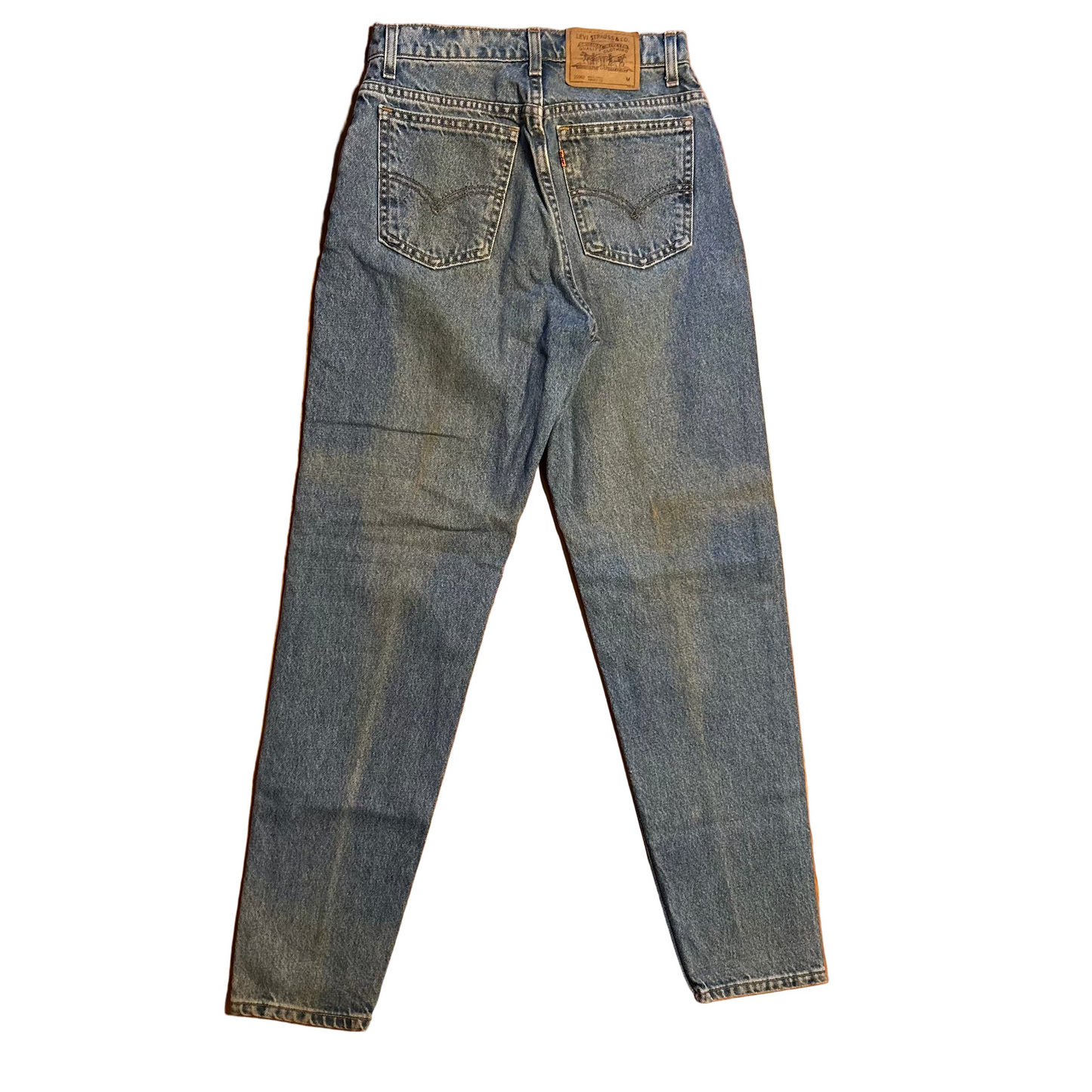 90's Levi Orange Tab 962 Denim Jeans - Tagged 7 Med - 27" x 31.5"