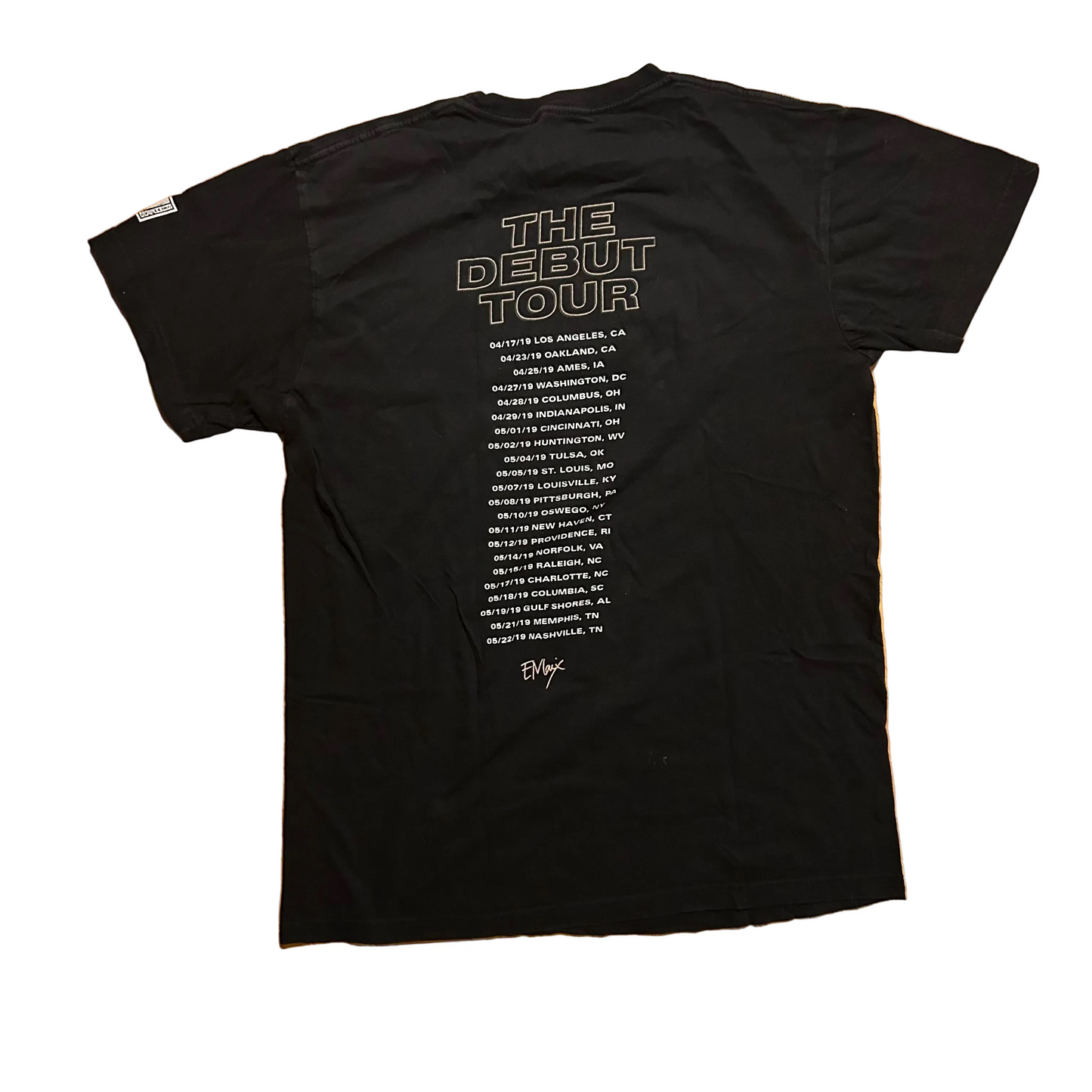 Ella Mai 2019 Debut Tour Black Music Tshirt - Small - 19” x 27”