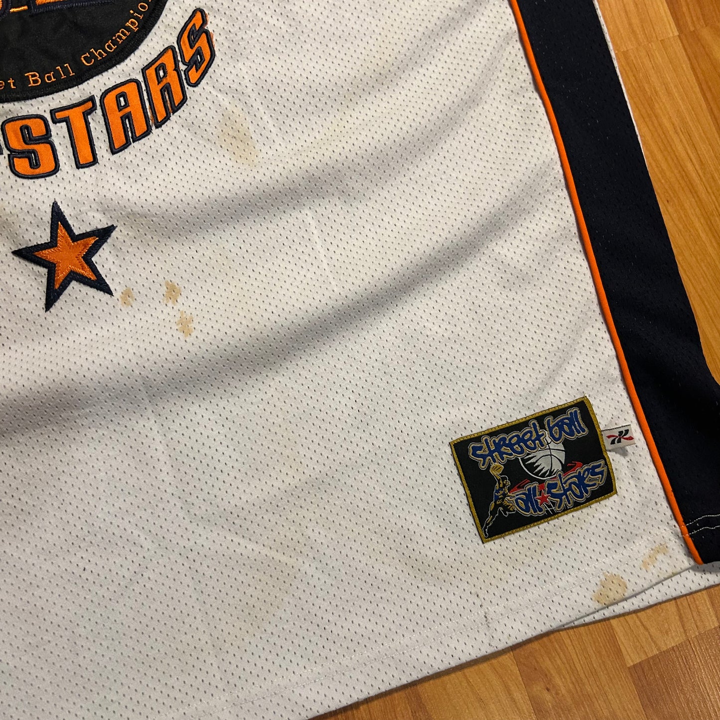 Brooklyn Street Ball All Stars White Jersey 31 Shirt - XLarge - 27” x 40”