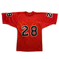 Orange 28 Football Jersey Shirt - Medium - 20” x 32”
