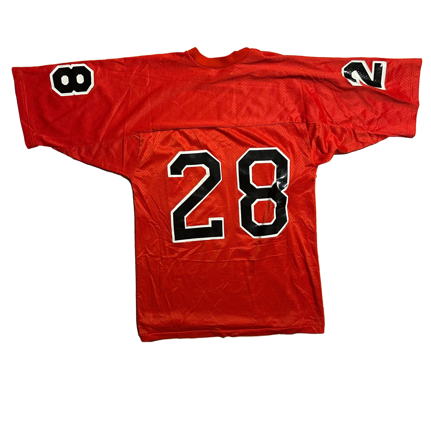 Orange 28 Football Jersey Shirt - Medium - 20” x 32”