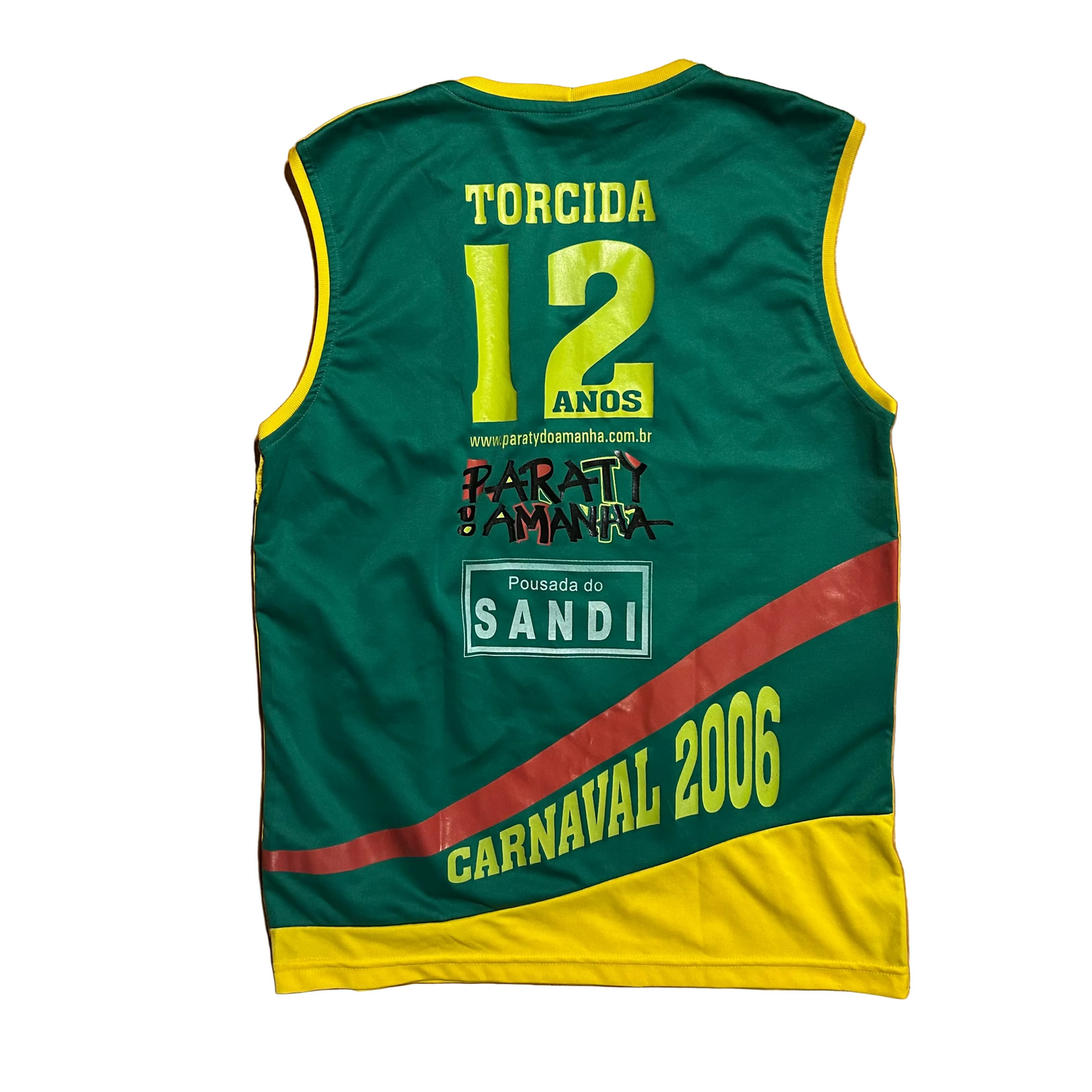 Baboo Shop Paraty Brasil Green 12 Jersey Shirt - Small - 18.5” x 27”