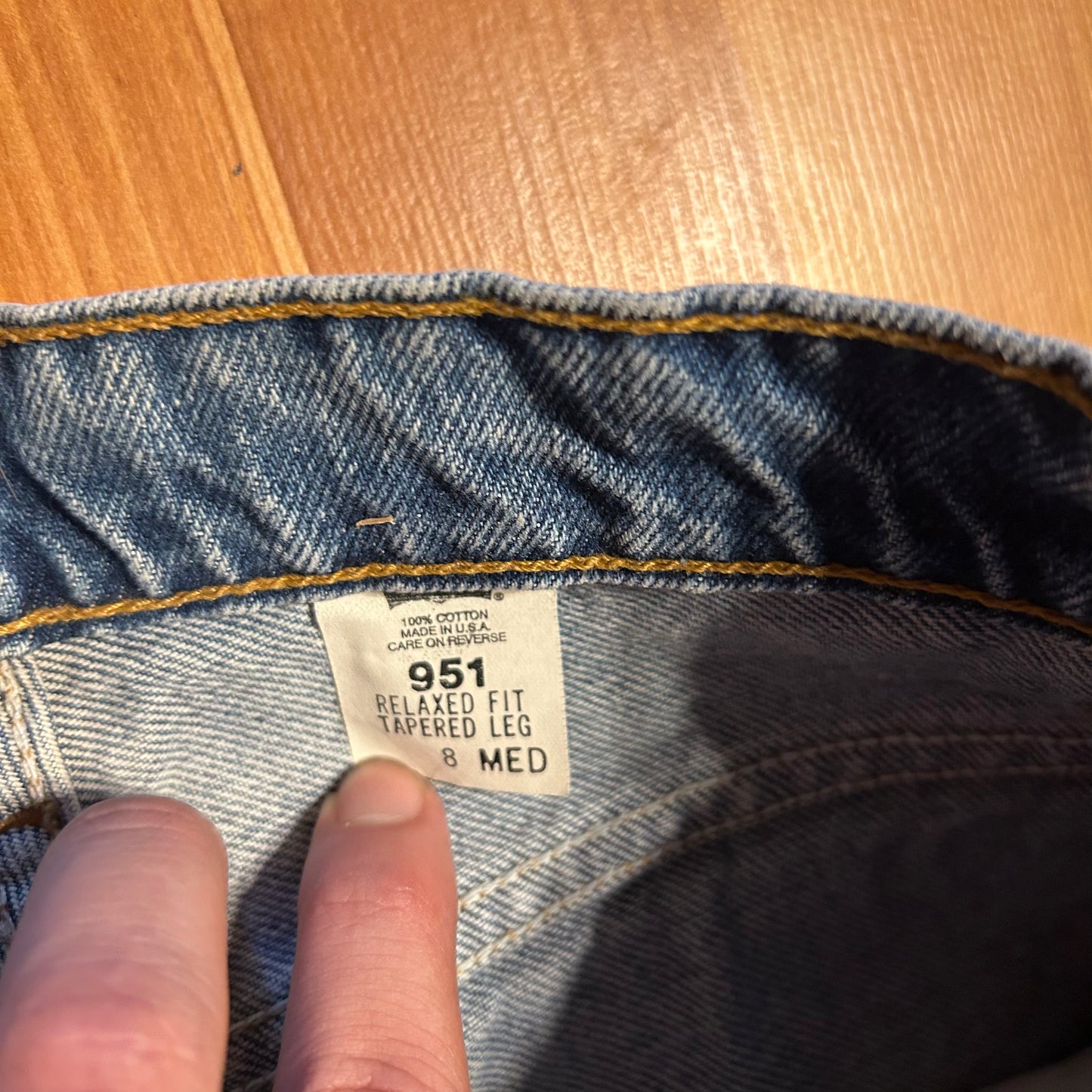 90's Levi's Orange Tab 951 Denim Jeans - Tagged 8 Med - 27" x 29.5"