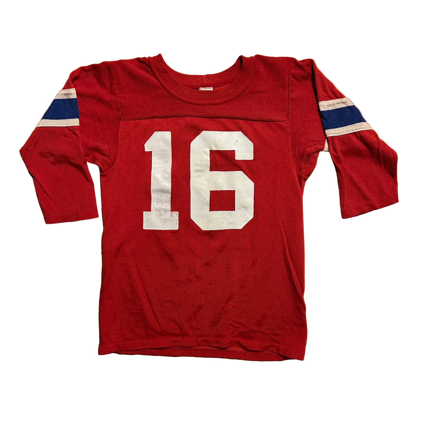 80/90’s Sears Rawlings NFL 16 Jersey Kids Half Sleeve Shirt - XSmall - 16” x 22”