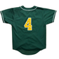 Stockton Ports MiLB 4 Green Baseball Jersey - Large - 23” x 28”
