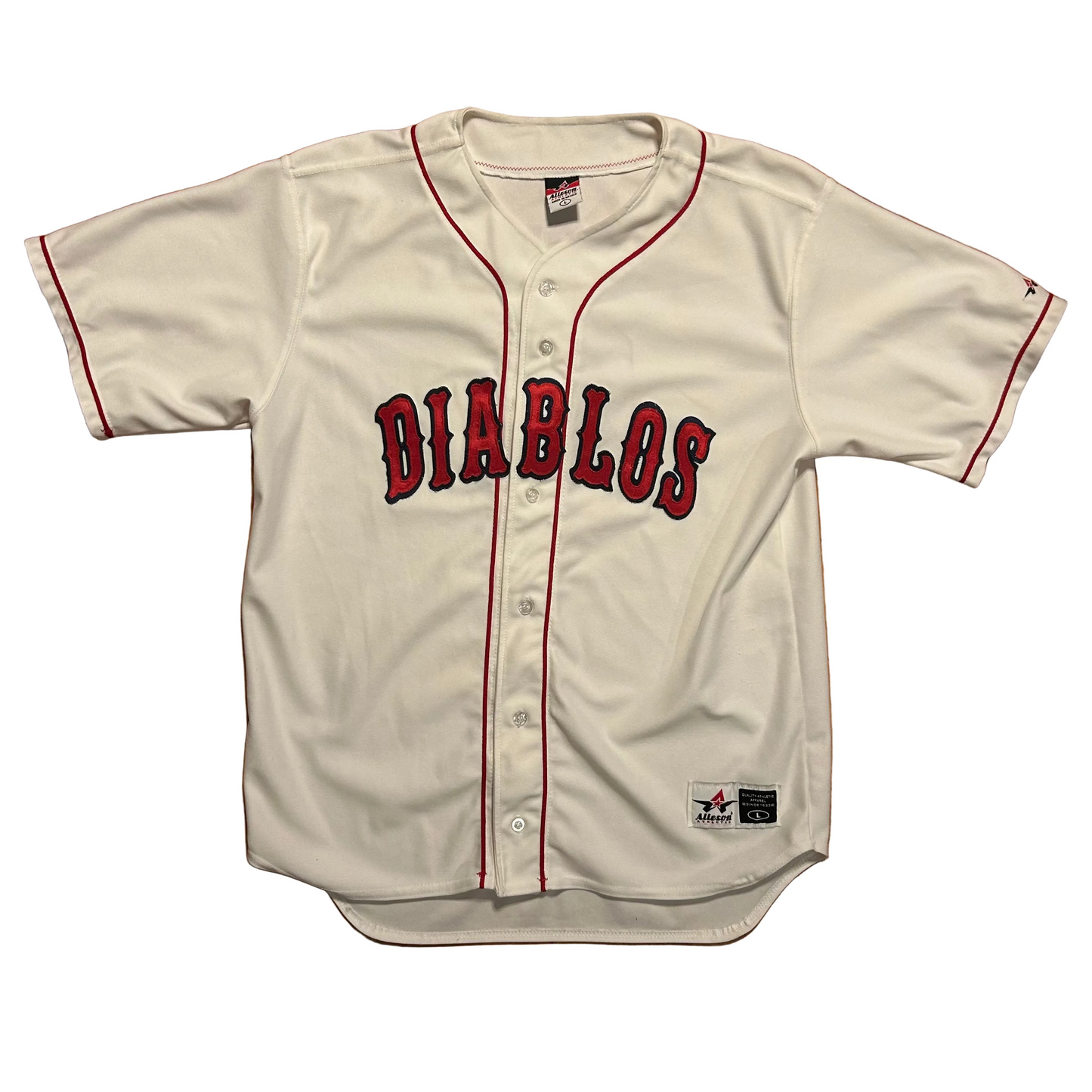Mexico Diablos Sanchez 6 White Red Jersey Shirt - XLarge - 24” x 28”