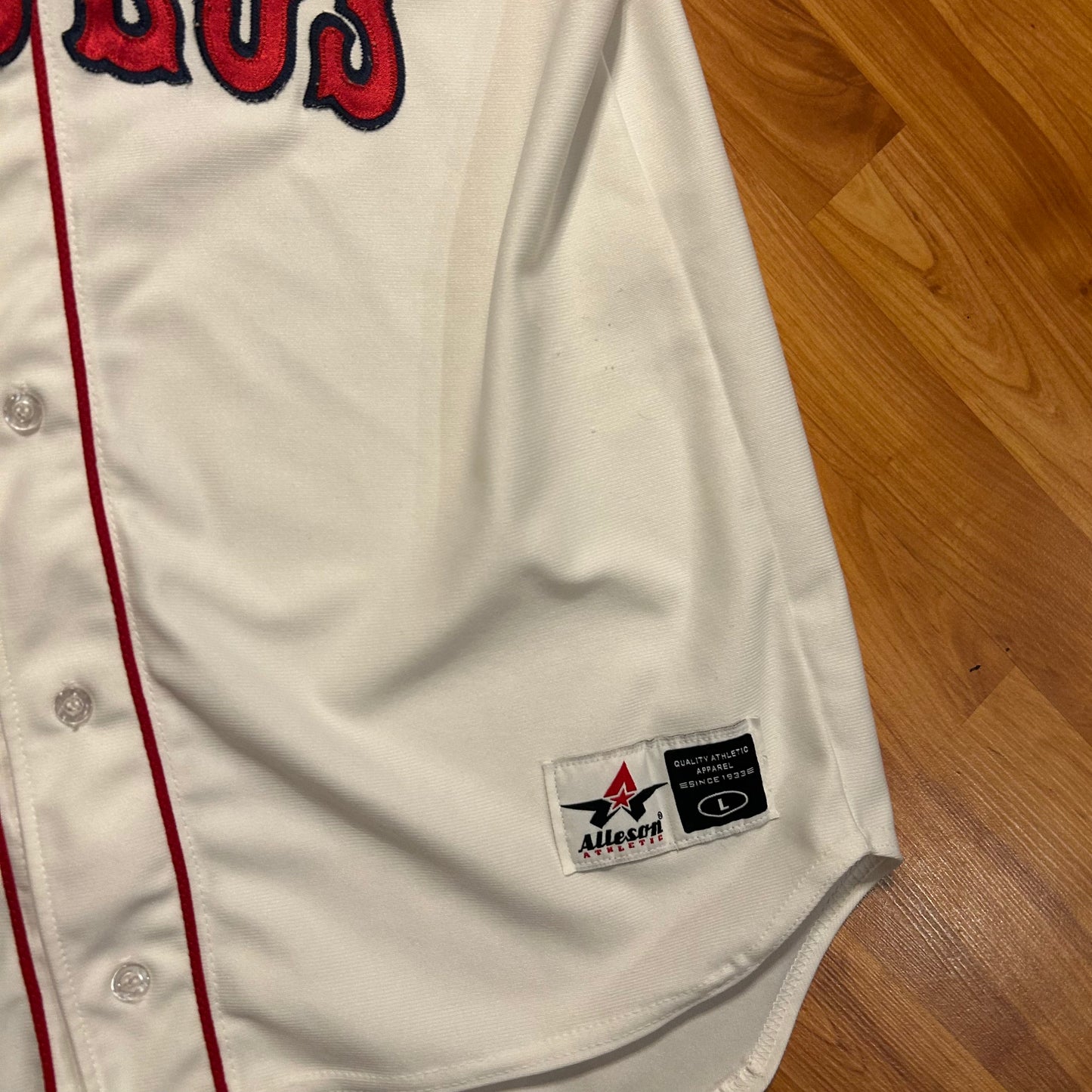 Mexico Diablos Sanchez 6 White Red Jersey Shirt - XLarge - 24” x 28”
