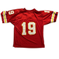 90’s Apex NFL Kansas City Chiefs Red 19 Jersey Shirt - Large - 23” x 27”