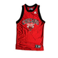 90/00’s Starter Chicago Bulls Michael Jordan Red Nylon Jersey Shirt - Small - 18” x 29”